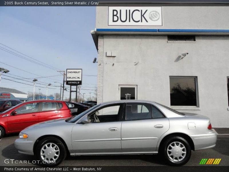 Sterling Silver Metallic / Gray 2005 Buick Century Sedan
