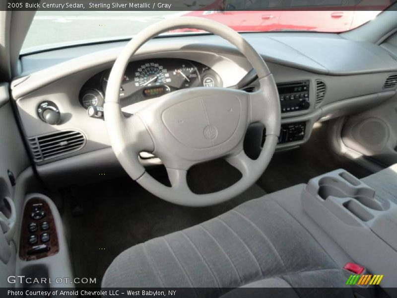 Sterling Silver Metallic / Gray 2005 Buick Century Sedan