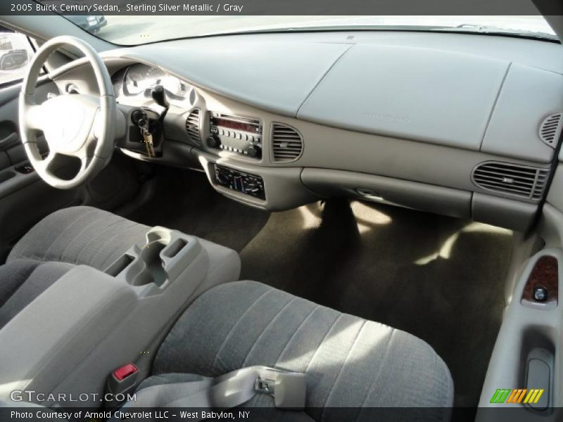 Sterling Silver Metallic / Gray 2005 Buick Century Sedan