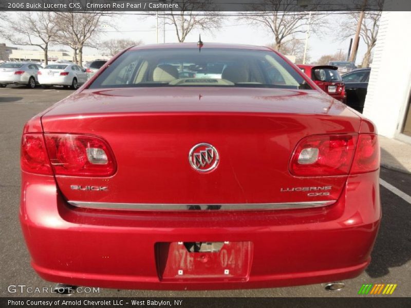 Crimson Red Pearl / Cashmere 2006 Buick Lucerne CXS