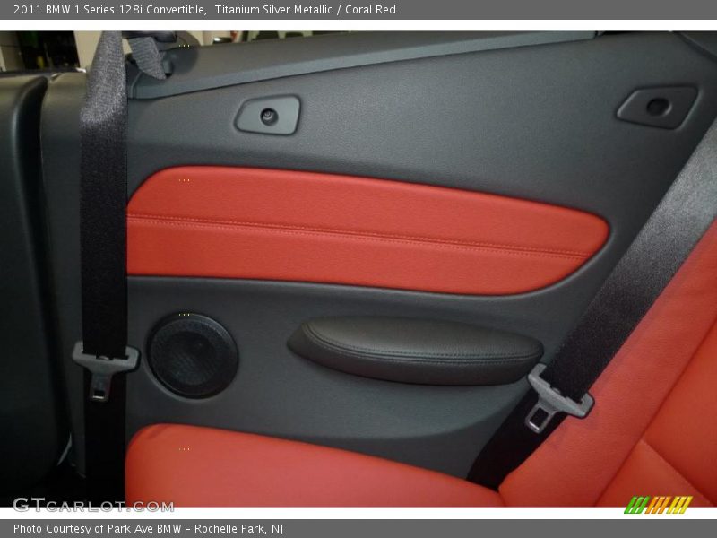  2011 1 Series 128i Convertible Coral Red Interior