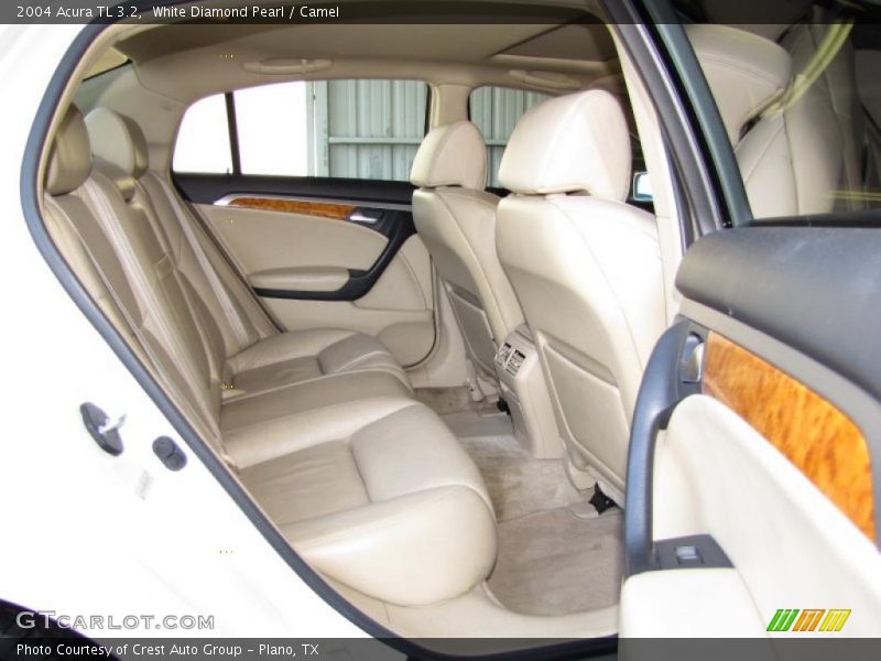 White Diamond Pearl / Camel 2004 Acura TL 3.2