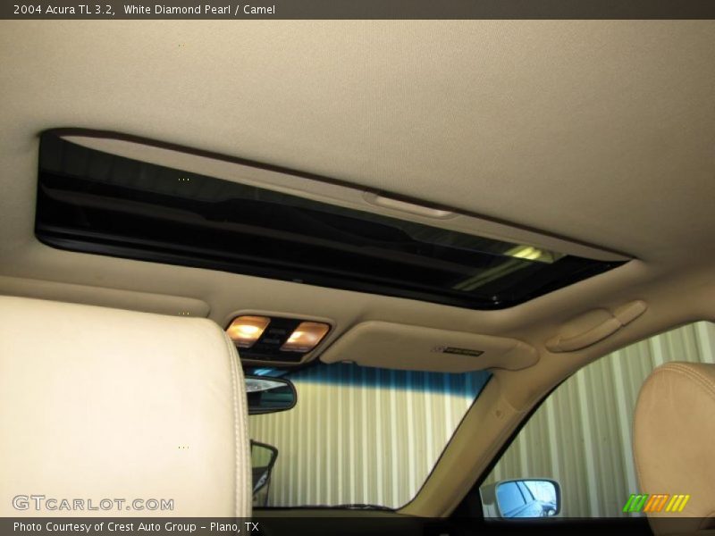 White Diamond Pearl / Camel 2004 Acura TL 3.2
