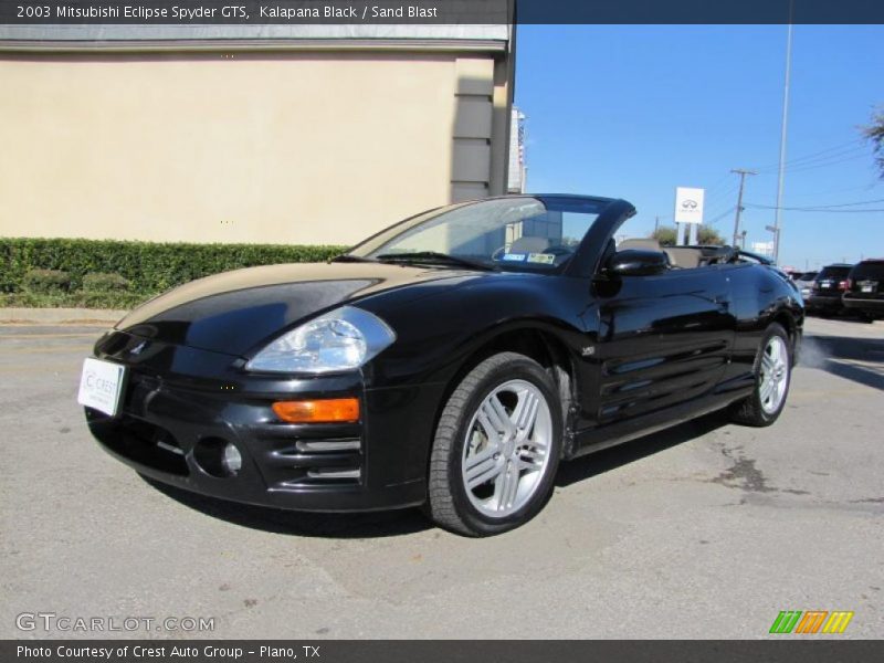 Front 3/4 View of 2003 Eclipse Spyder GTS
