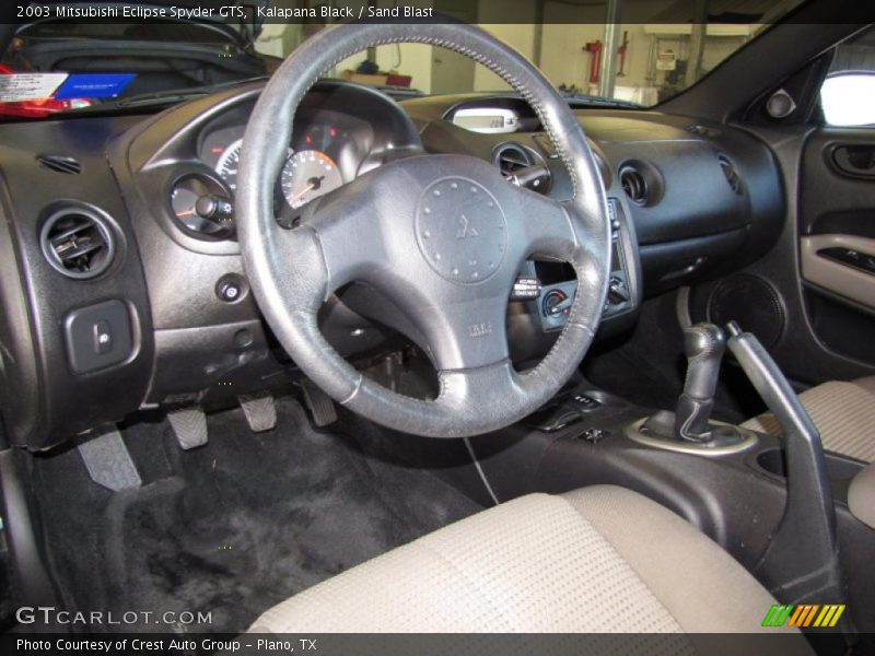 Sand Blast Interior - 2003 Eclipse Spyder GTS 