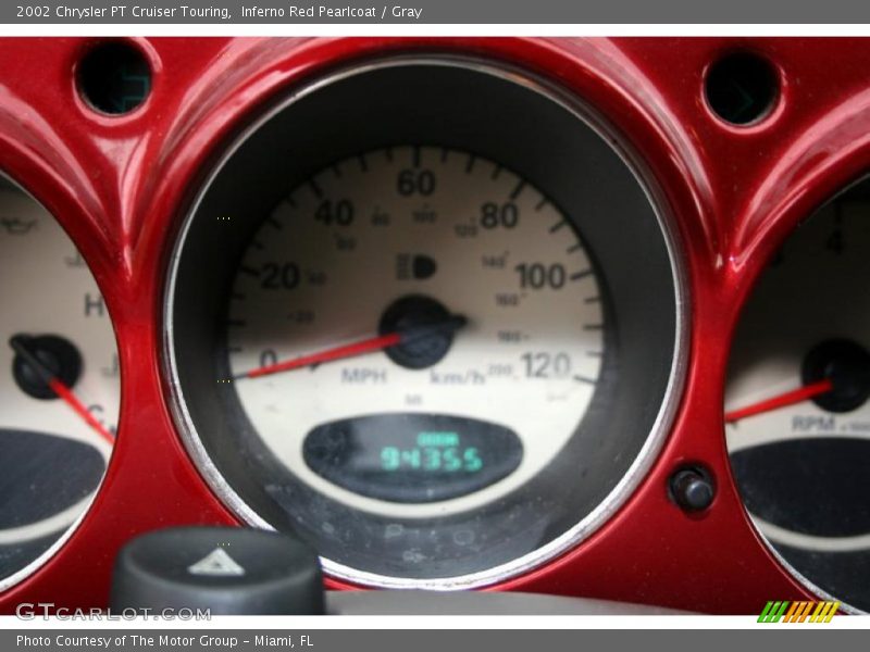 Inferno Red Pearlcoat / Gray 2002 Chrysler PT Cruiser Touring