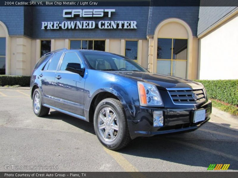 Blue Chip Metallic / Light Gray 2004 Cadillac SRX V6