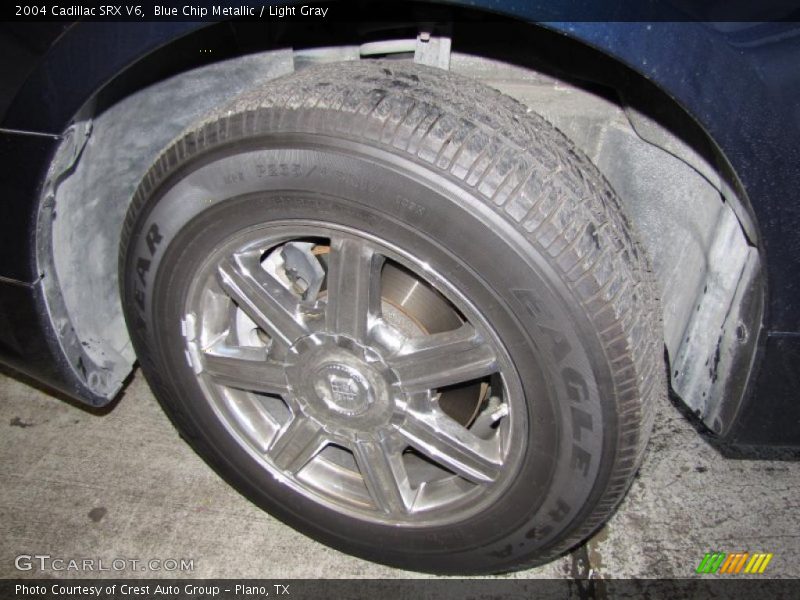 Blue Chip Metallic / Light Gray 2004 Cadillac SRX V6