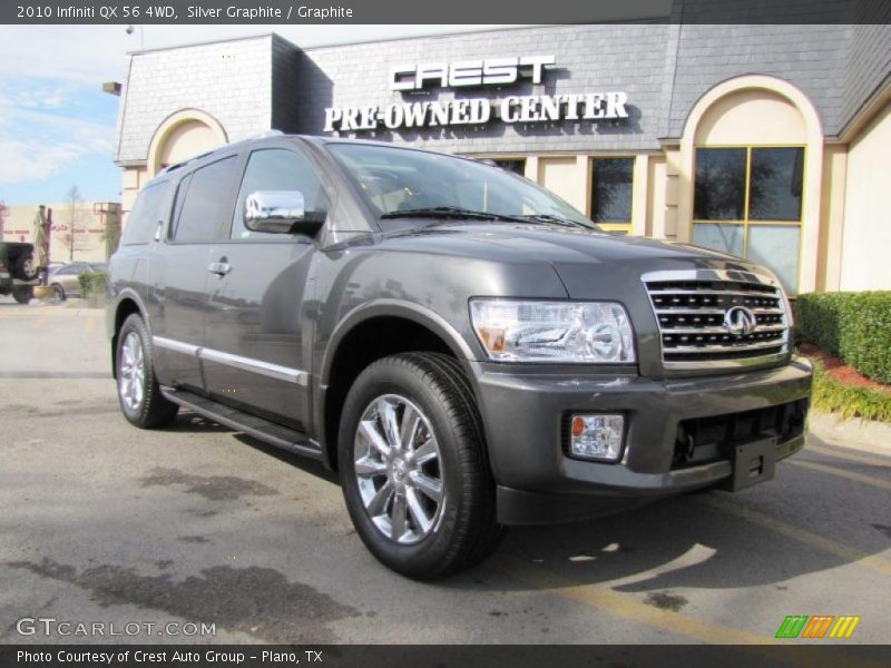Silver Graphite / Graphite 2010 Infiniti QX 56 4WD