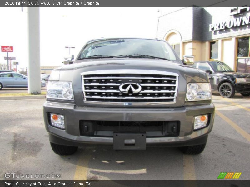 Silver Graphite / Graphite 2010 Infiniti QX 56 4WD