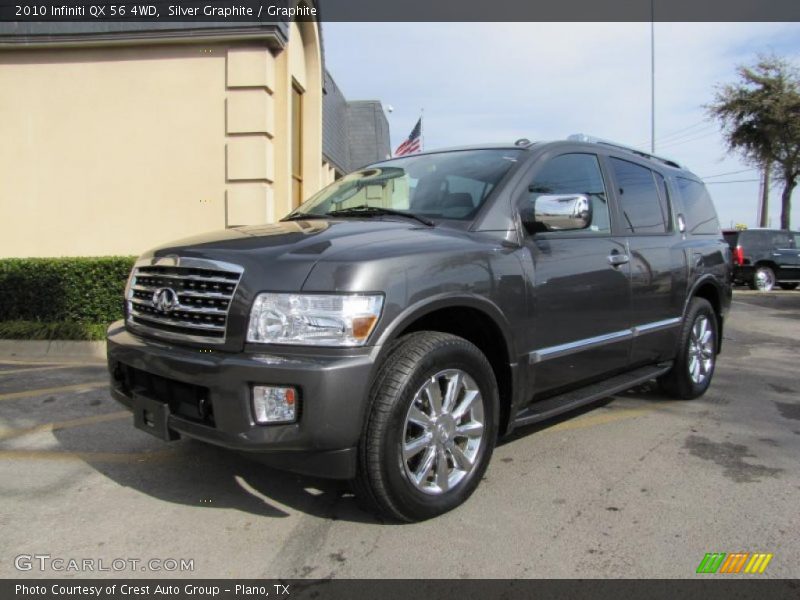 Front 3/4 View of 2010 QX 56 4WD