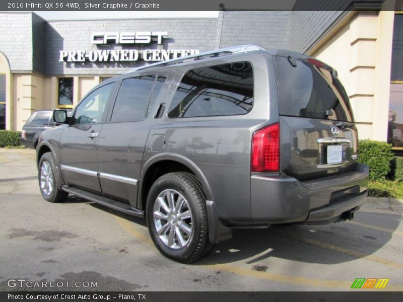 Silver Graphite / Graphite 2010 Infiniti QX 56 4WD