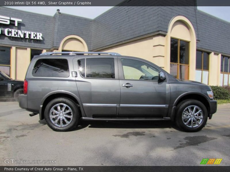 Silver Graphite / Graphite 2010 Infiniti QX 56 4WD