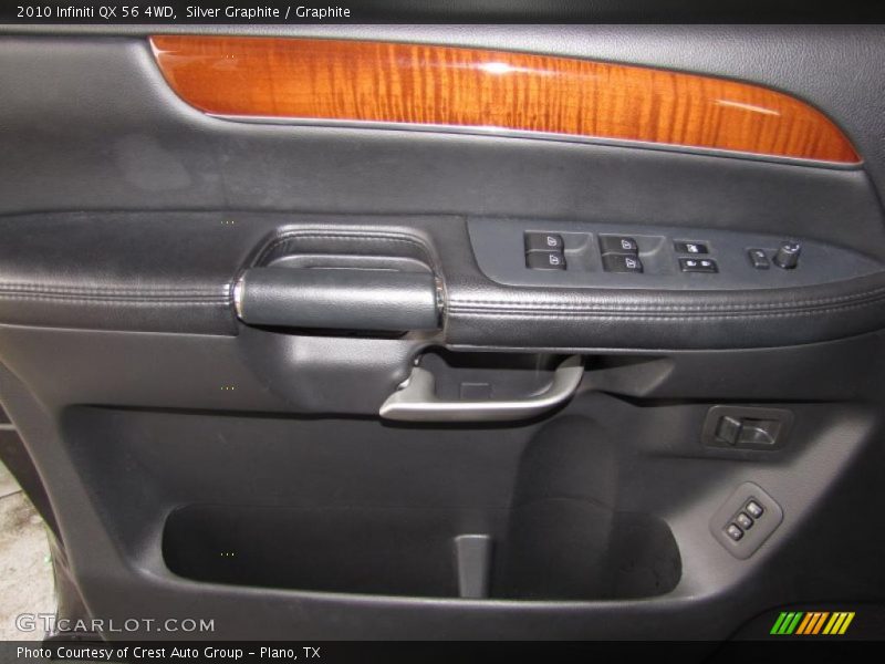 Silver Graphite / Graphite 2010 Infiniti QX 56 4WD