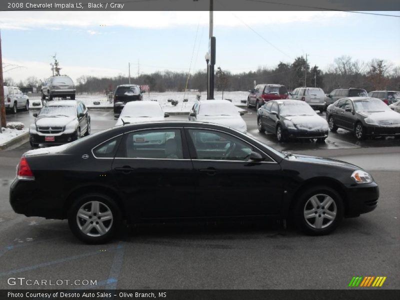 Black / Gray 2008 Chevrolet Impala LS