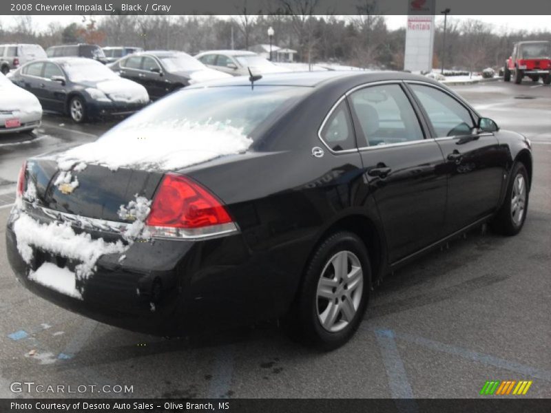 Black / Gray 2008 Chevrolet Impala LS