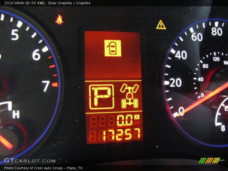 Silver Graphite / Graphite 2010 Infiniti QX 56 4WD