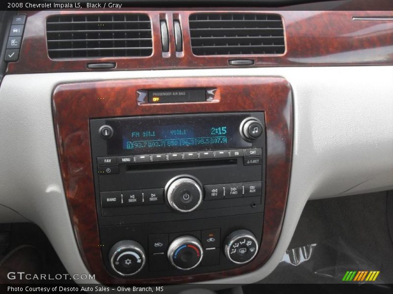 Black / Gray 2008 Chevrolet Impala LS