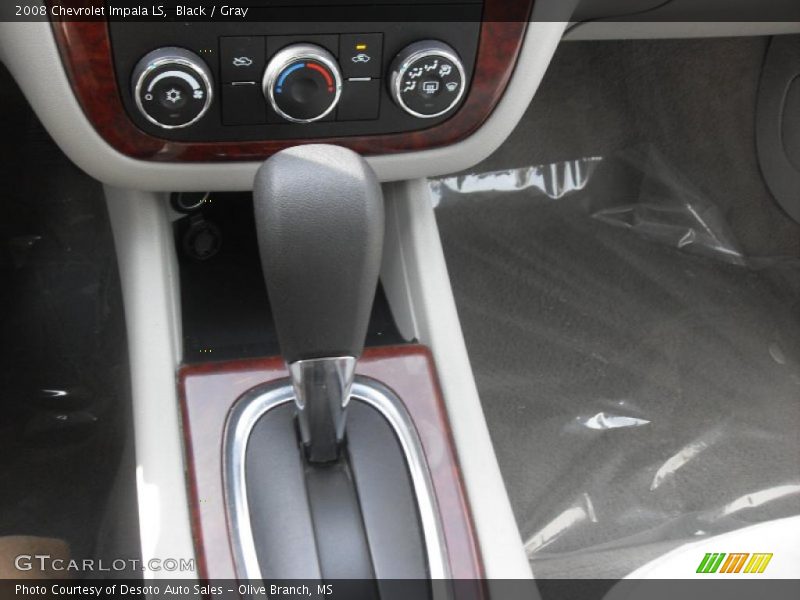 Black / Gray 2008 Chevrolet Impala LS