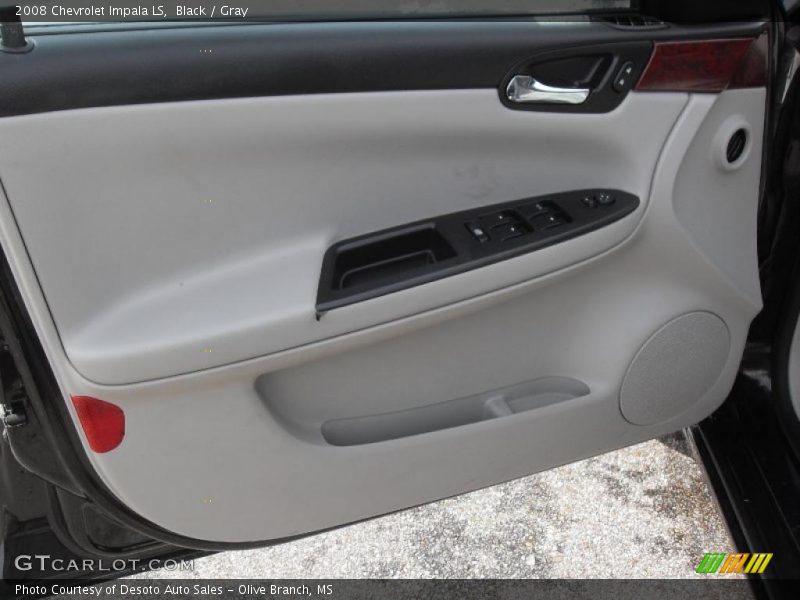 Black / Gray 2008 Chevrolet Impala LS