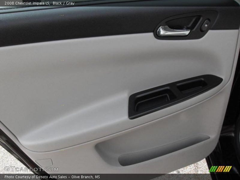 Black / Gray 2008 Chevrolet Impala LS
