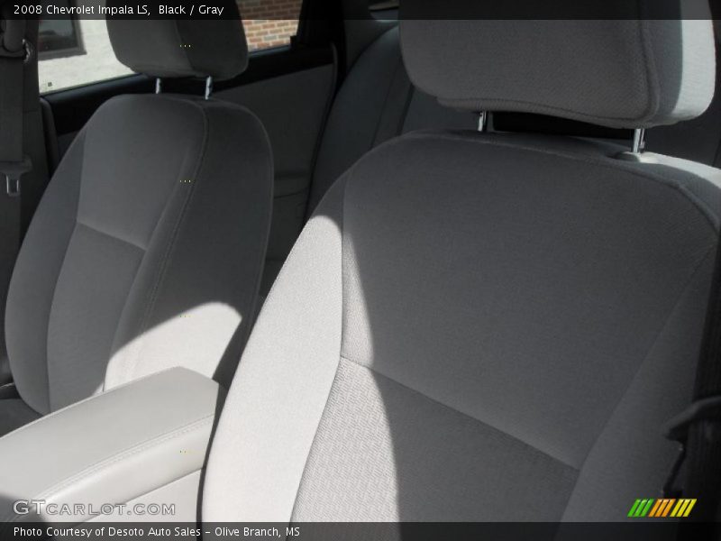 Black / Gray 2008 Chevrolet Impala LS