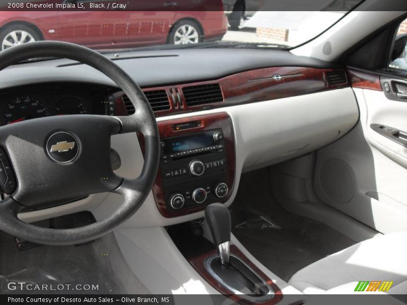 Black / Gray 2008 Chevrolet Impala LS