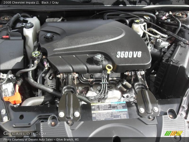 Black / Gray 2008 Chevrolet Impala LS
