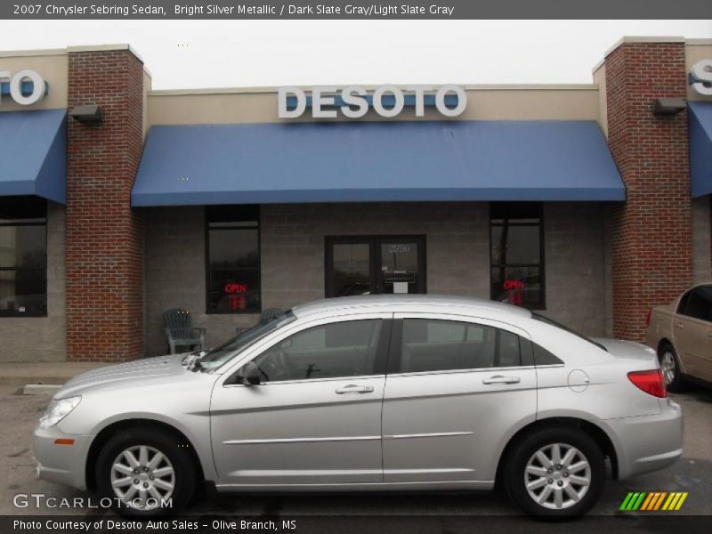 Bright Silver Metallic / Dark Slate Gray/Light Slate Gray 2007 Chrysler Sebring Sedan