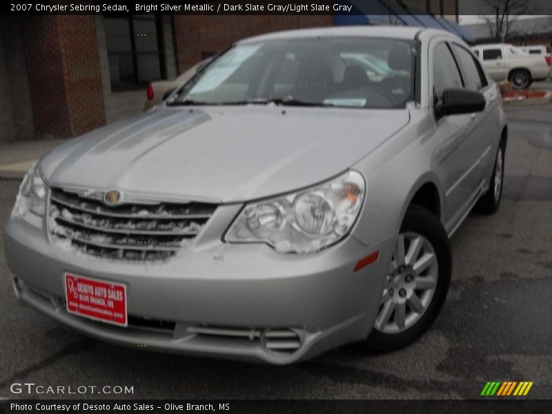 Bright Silver Metallic / Dark Slate Gray/Light Slate Gray 2007 Chrysler Sebring Sedan