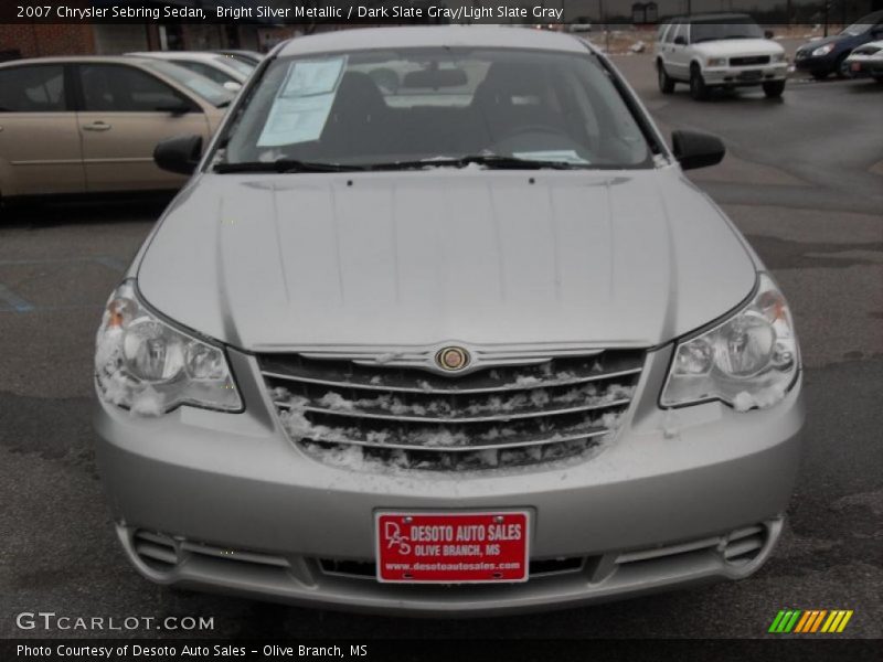 Bright Silver Metallic / Dark Slate Gray/Light Slate Gray 2007 Chrysler Sebring Sedan