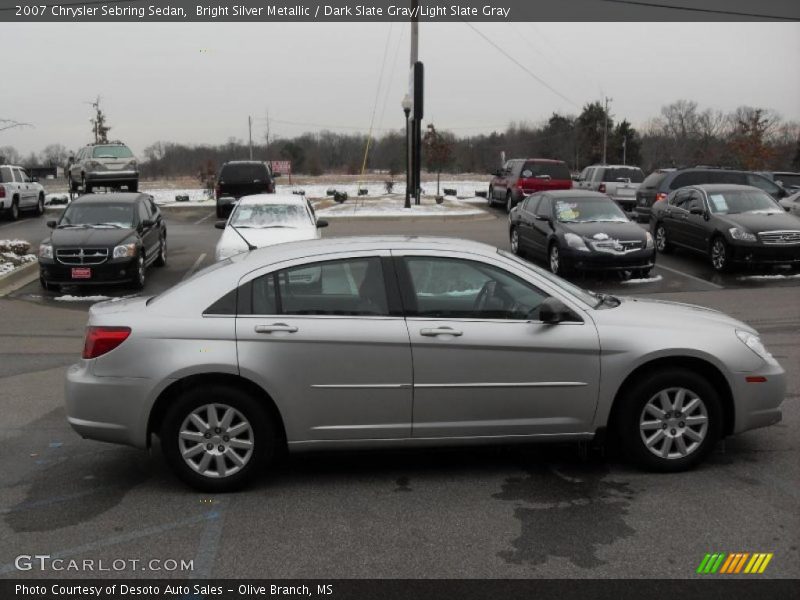 Bright Silver Metallic / Dark Slate Gray/Light Slate Gray 2007 Chrysler Sebring Sedan