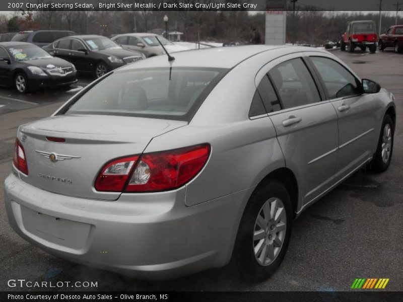 Bright Silver Metallic / Dark Slate Gray/Light Slate Gray 2007 Chrysler Sebring Sedan
