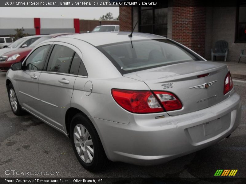 Bright Silver Metallic / Dark Slate Gray/Light Slate Gray 2007 Chrysler Sebring Sedan