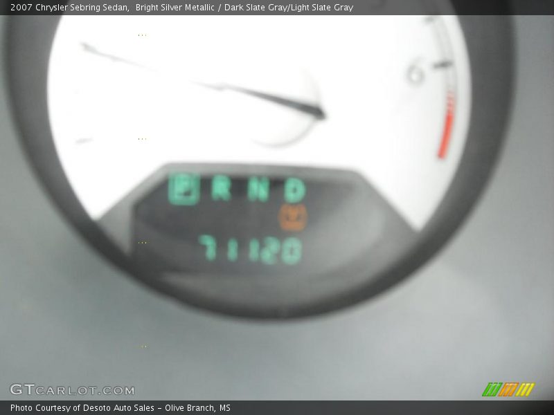 Bright Silver Metallic / Dark Slate Gray/Light Slate Gray 2007 Chrysler Sebring Sedan