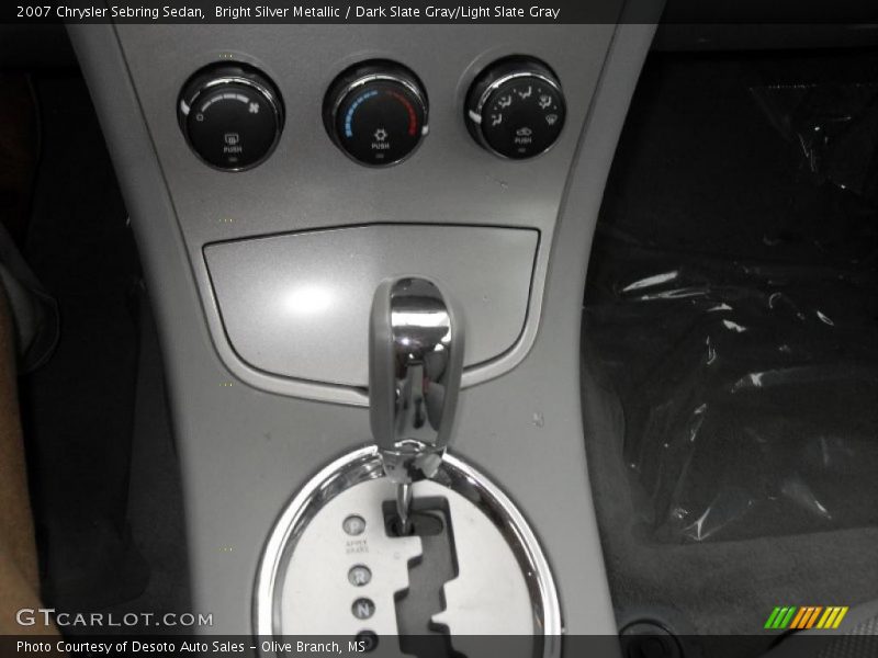 Bright Silver Metallic / Dark Slate Gray/Light Slate Gray 2007 Chrysler Sebring Sedan