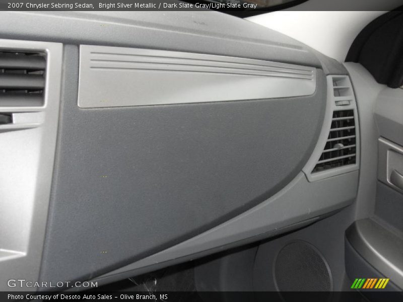 Bright Silver Metallic / Dark Slate Gray/Light Slate Gray 2007 Chrysler Sebring Sedan