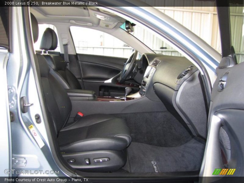 Breakwater Blue Metallic / Black 2008 Lexus IS 250