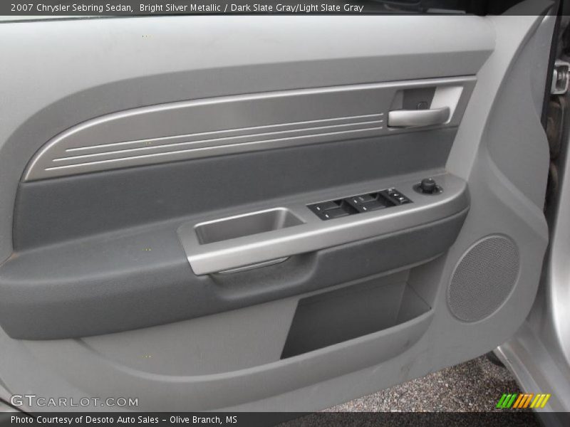 Bright Silver Metallic / Dark Slate Gray/Light Slate Gray 2007 Chrysler Sebring Sedan