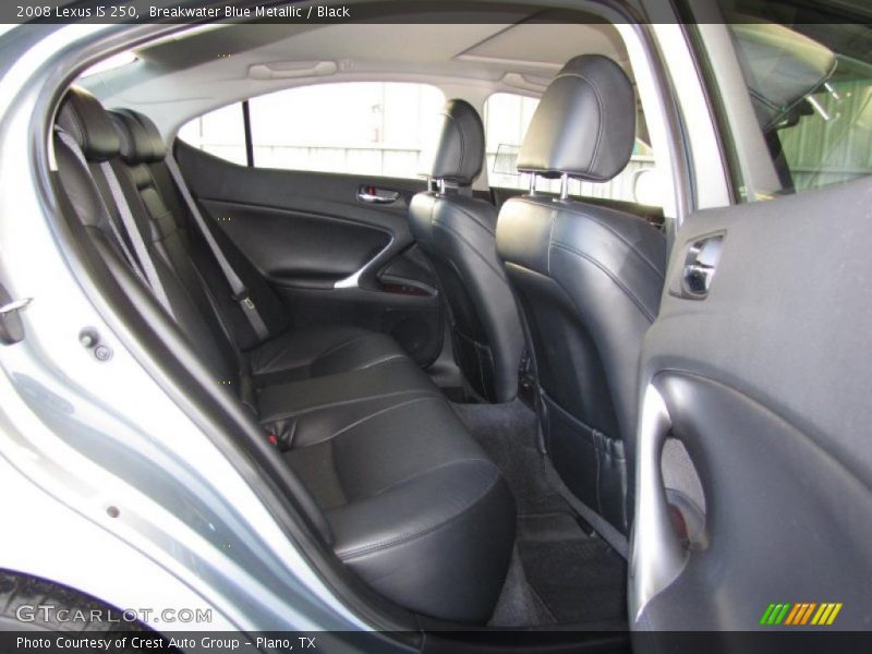 Breakwater Blue Metallic / Black 2008 Lexus IS 250