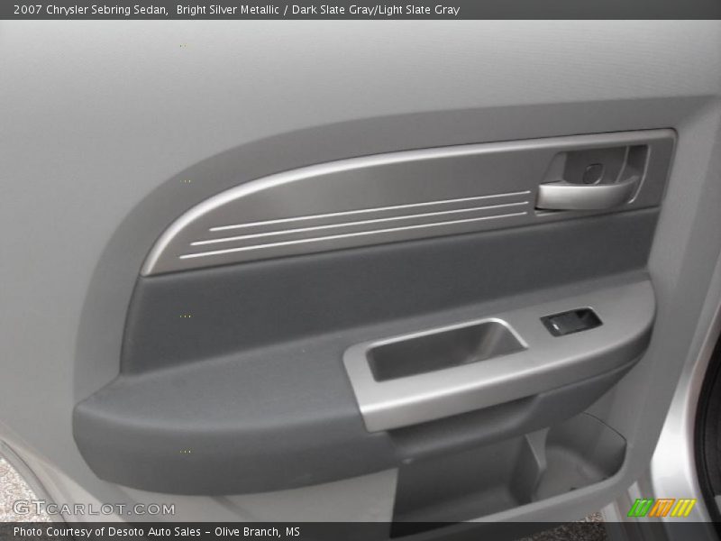 Bright Silver Metallic / Dark Slate Gray/Light Slate Gray 2007 Chrysler Sebring Sedan