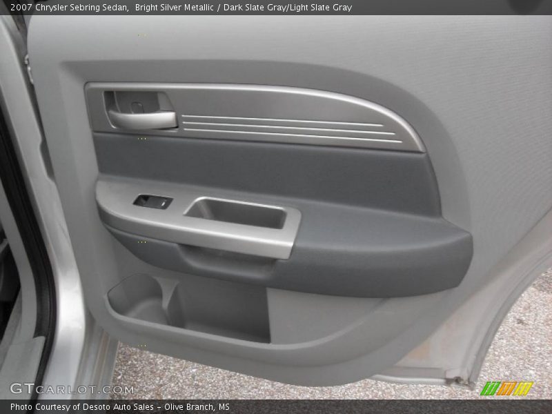 Bright Silver Metallic / Dark Slate Gray/Light Slate Gray 2007 Chrysler Sebring Sedan