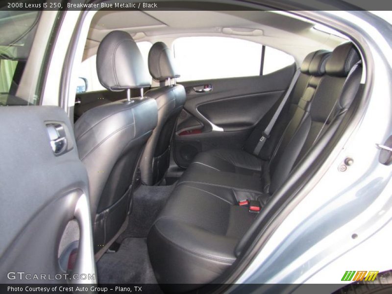 Breakwater Blue Metallic / Black 2008 Lexus IS 250