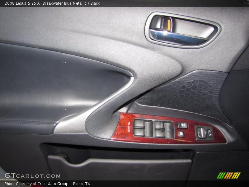 Breakwater Blue Metallic / Black 2008 Lexus IS 250
