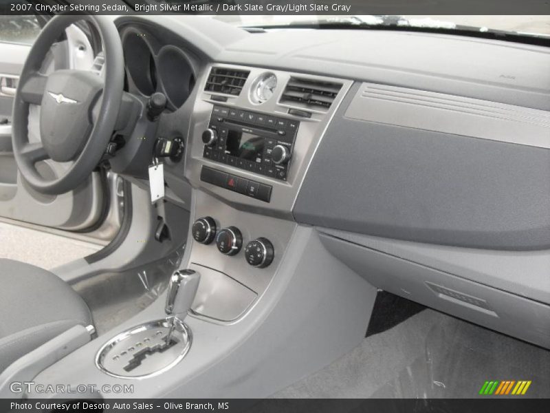 Bright Silver Metallic / Dark Slate Gray/Light Slate Gray 2007 Chrysler Sebring Sedan