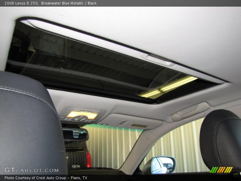 Breakwater Blue Metallic / Black 2008 Lexus IS 250