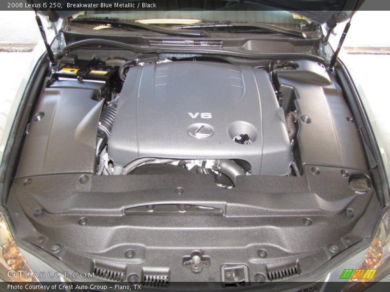 Breakwater Blue Metallic / Black 2008 Lexus IS 250