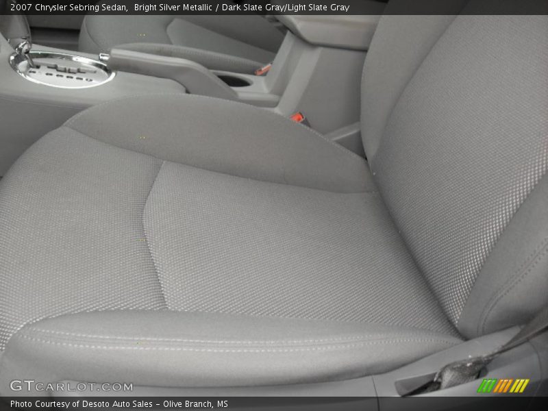 Bright Silver Metallic / Dark Slate Gray/Light Slate Gray 2007 Chrysler Sebring Sedan