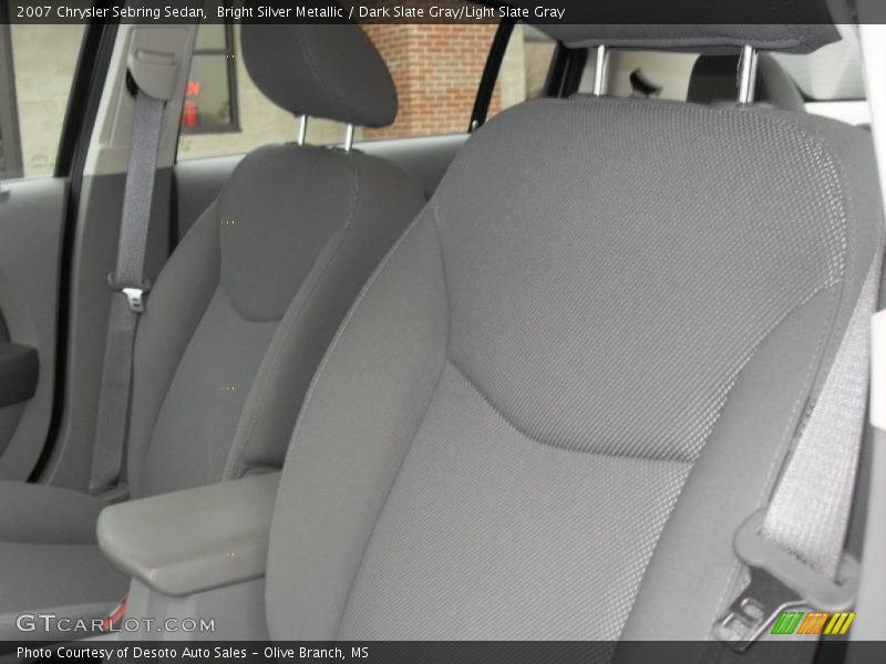 Bright Silver Metallic / Dark Slate Gray/Light Slate Gray 2007 Chrysler Sebring Sedan