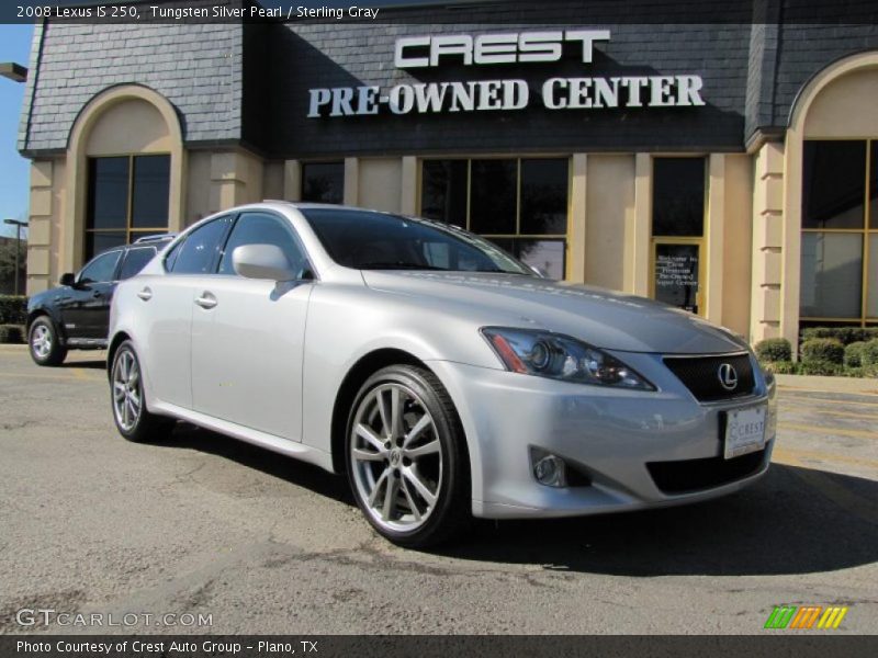 Tungsten Silver Pearl / Sterling Gray 2008 Lexus IS 250